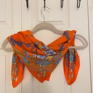 100% Silk Square Scarf